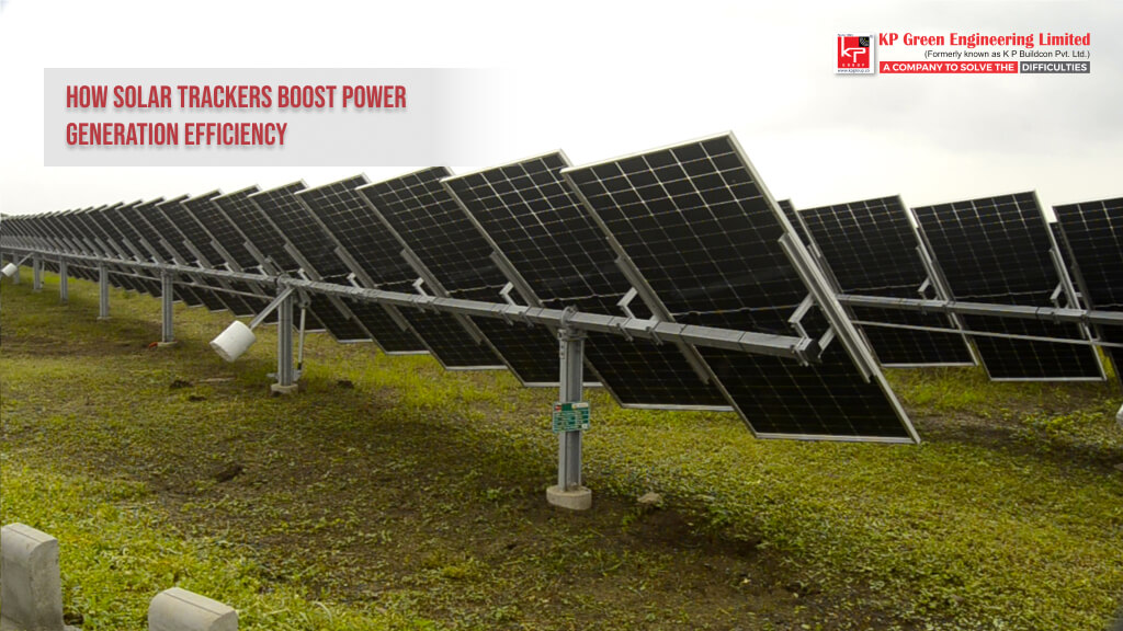 solar panel on a tracker perfectly aligned with the sun to maximize energy capture.