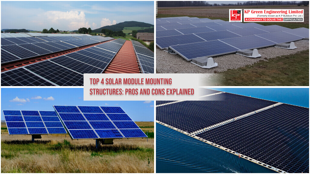 montage showing rooftop, ground-mounted, and pole-mounted solar systems.